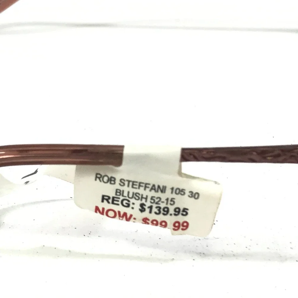 Roberto Steffani RS 105 COL 30 Eyeglasses Frames Clear Brown Cat Eye 52-15-135